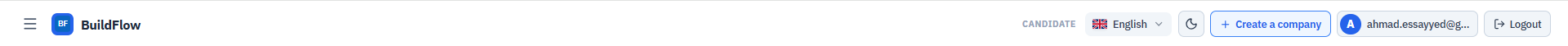 La barra superiore